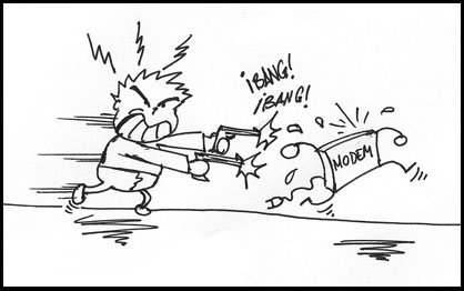 I know! It's my ISP, but you will pay for it!