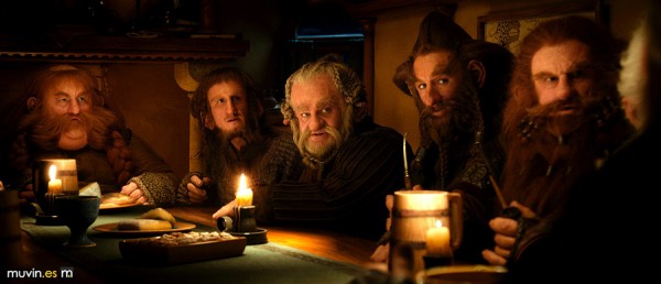 Los enanos Bombur, Ori, Dori y Nori