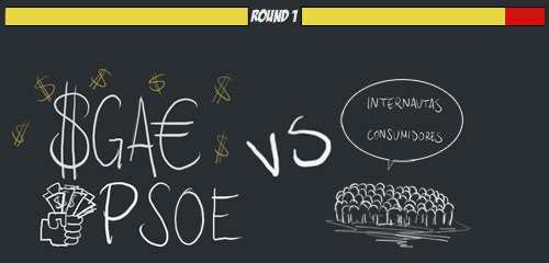PSOE y SGAE vs Consumidores e Internautas